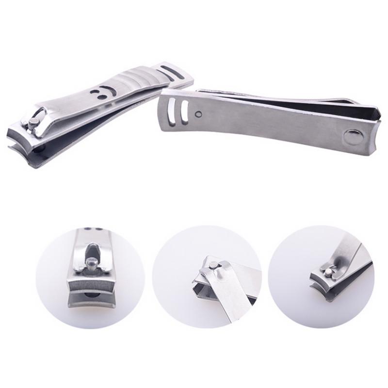 För rakt skuren nagelklippare i rostfritt stål Professionell manikyrtrimmer Högkvalitativ tå