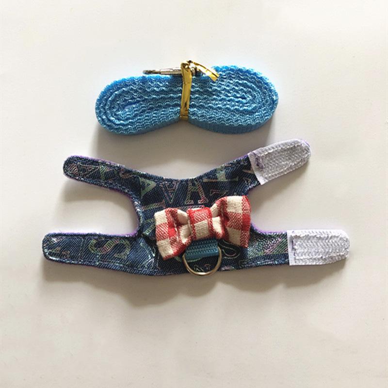 Adjustable Leash and Harness for Small Pets: Rabbit, Chinchilla, Ferret, Squirrel, Hamster, Guinea Pig, Mouse