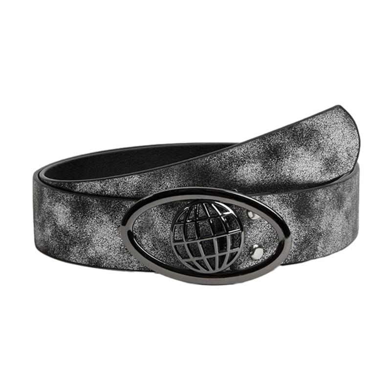 Delicate Adult Waist Belt with Earth/Star Buckle Waistband Jeans Waist Belts for Vintage Style Teens Adjustable Belt