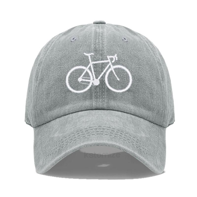 Soft Cotton Baseball Cap for Women Men Adjustable Fashion Bicycle Embroidered Dad Hat Unisex Classic Golf Caps
