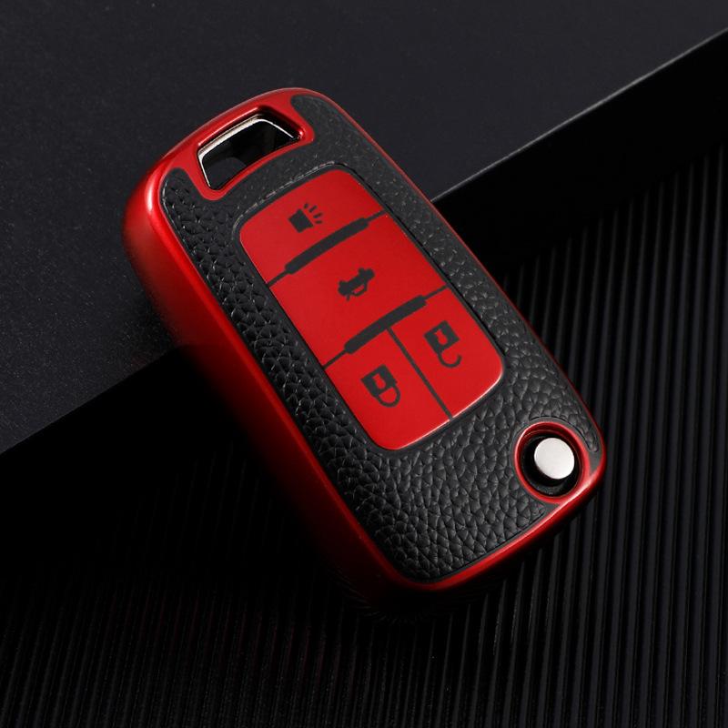 3 4 Button Leather TPU Car Key Case Cover Shell Fob For Chevrolet Cruze Aveo Trax Sail Malibu For Opel Vauxhall Astra Corsa Meriva Insignia