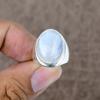 Moonstone Genstone Handmade 925 Sterling Silver Jewelry Ring Size 6 KKG-502