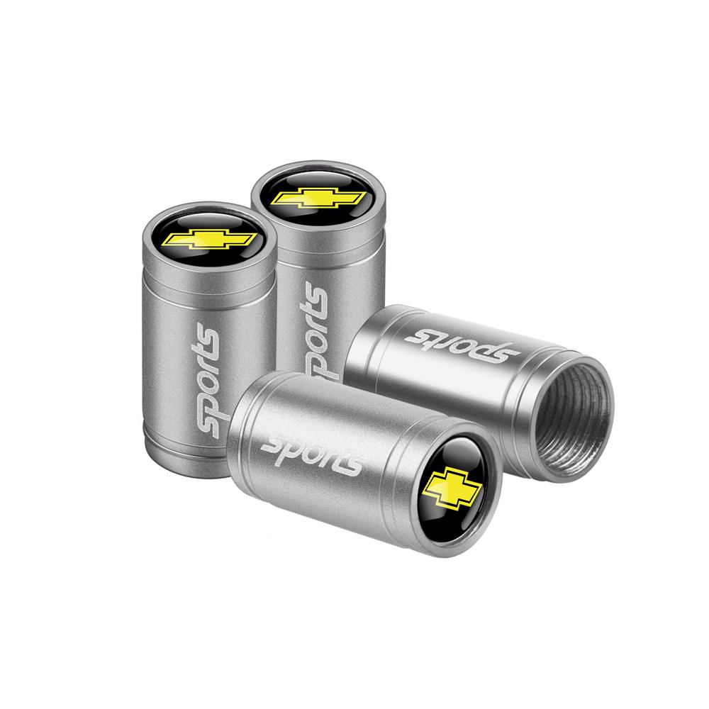 

4Pcs 3D Metal Tire Valve Caps Car Tyre Air Stems Cover For Chevrolet Cruze Malibu Sail Spark Aveo SS Captiva Equinox Trax Impala