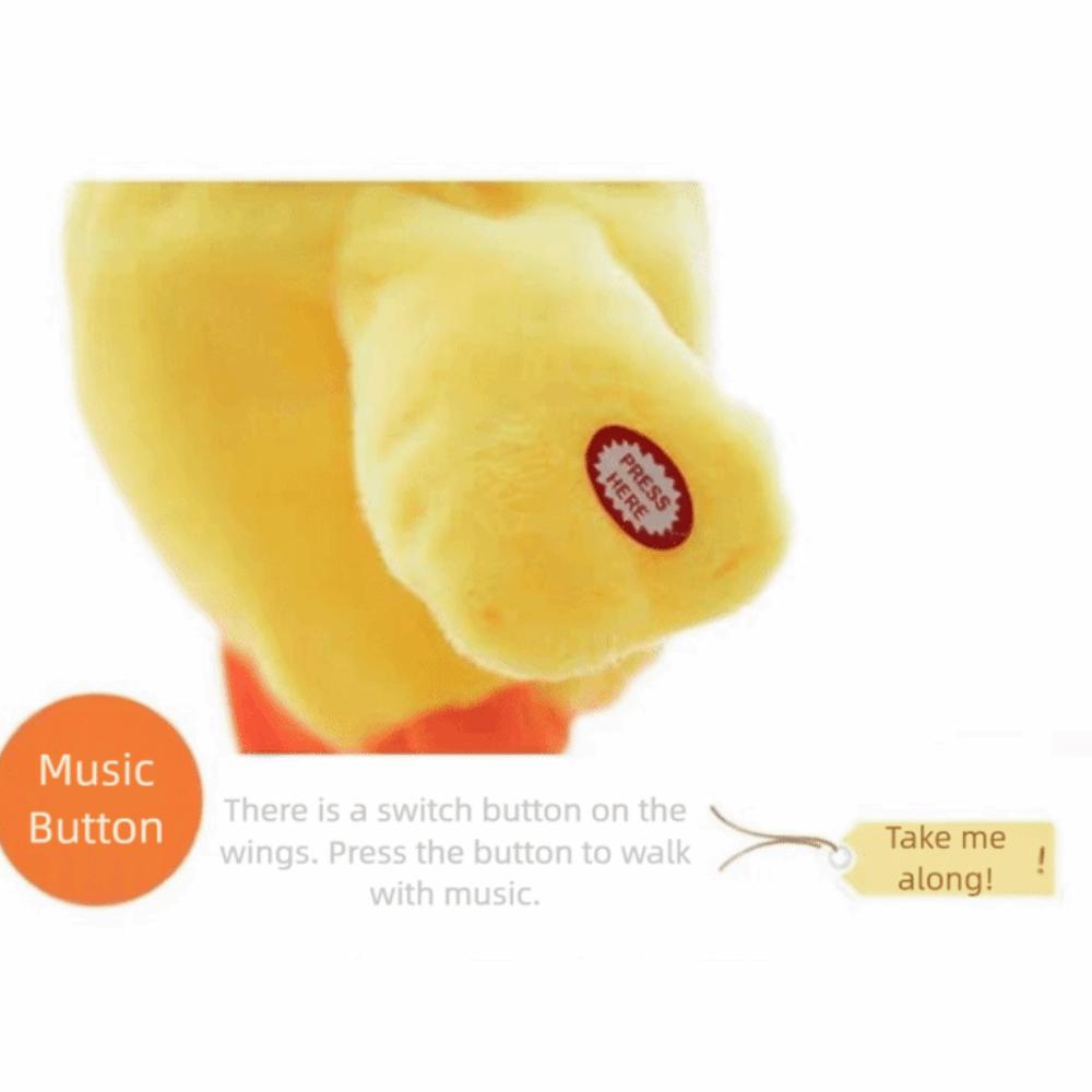138 Music Talking Duck Toy Electric Singing Duck Baby Toy Walking Plush Duck Christmas Gifts