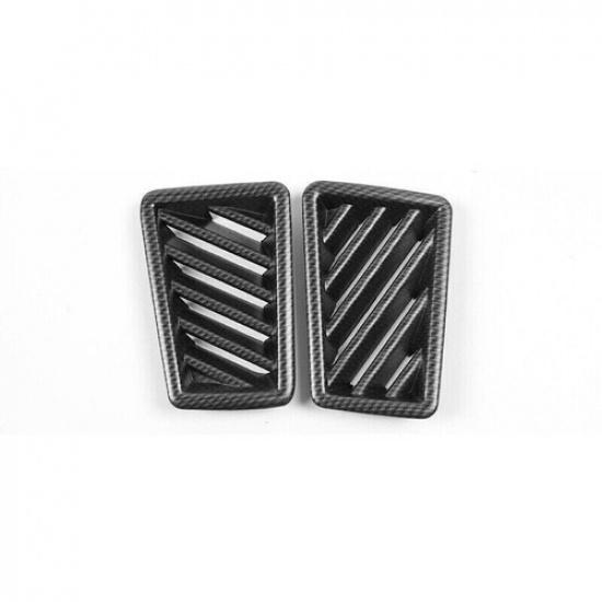 For Toyota Avalon 2019-2022 Carbon Texture Dash L&R AC Air Outlet Vent Cover 2pc