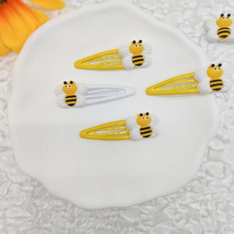 5pcs Soft Silicone Hairpins For Girls Slip Comfortable Party School