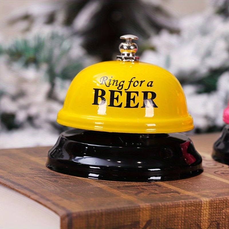 Unique Bell For Service Call Desk Crisp & Clear Sound Metal Service Bell for Kitchen Hotel Restaurant Bar Handheld Call Bell