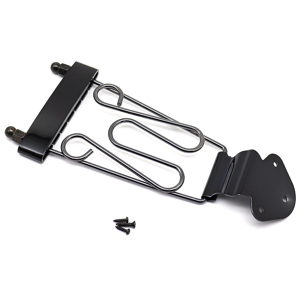 

6 String Metal Semi-Hollow Tailpiece Bridge Jazz Bridge for Archtop Jazz Guitar LP Guitar Parts