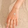 Fashion Accessories Wind Niche Stainless Steel Bead Chain Devil'S Eye Finger Tassel Br-2614