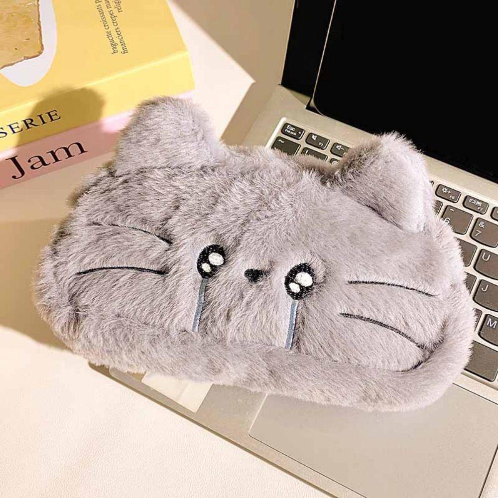 Kawaii Cartoon Pencil Case Funny Cat Stationery Storage Bag  School Supplies