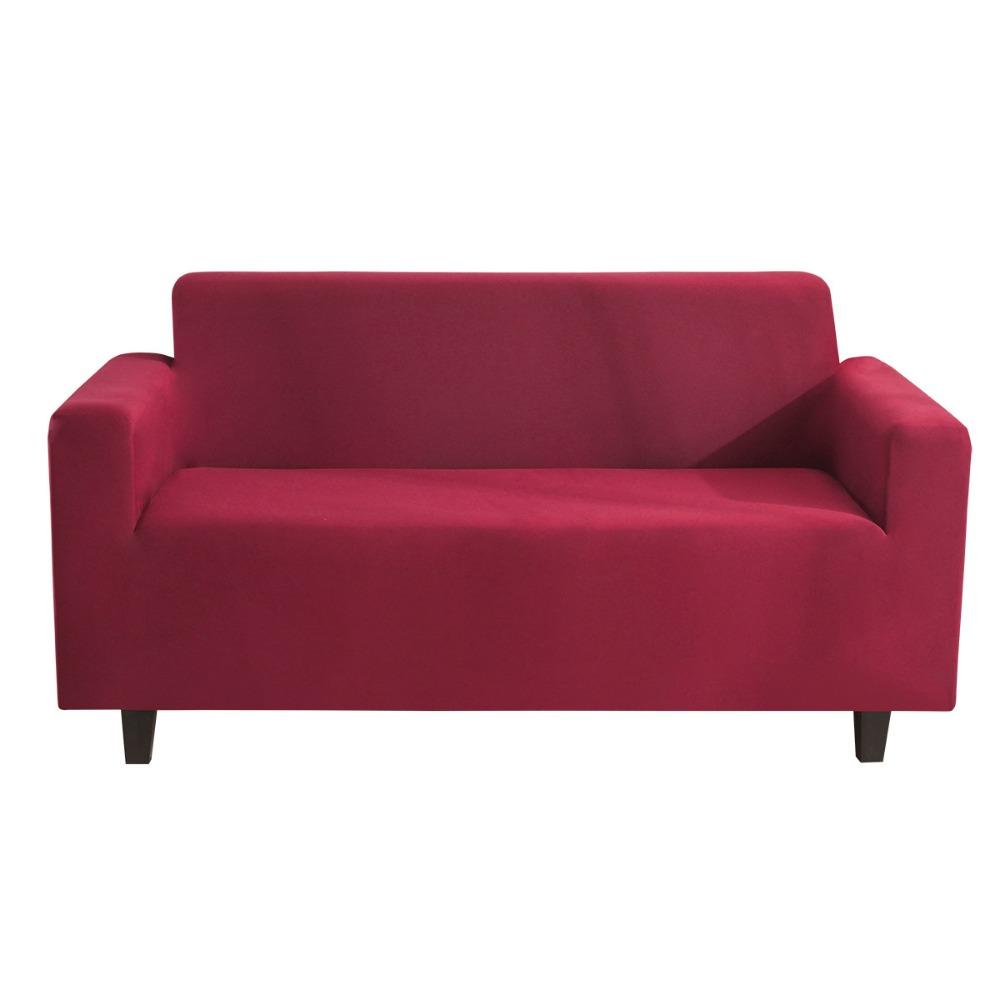 Elastic Sofa Cover Slip Proof Simple Solid Color Cushion Protector Modern Minimalist Luxury Home Decor