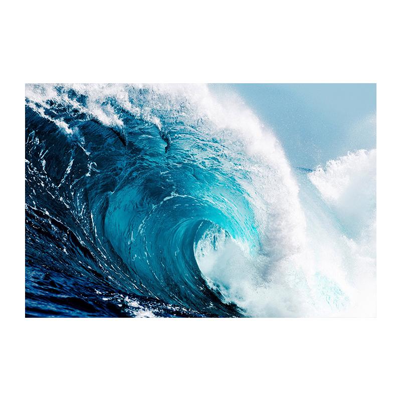 

Океан Гигантские волны Пейзаж Плакат Современный Синий Вид на море Настенная Живопись Холст Картина Печать Гостиная Домашний Декор Картина Прибой Cuadros 70x100cm No Framed