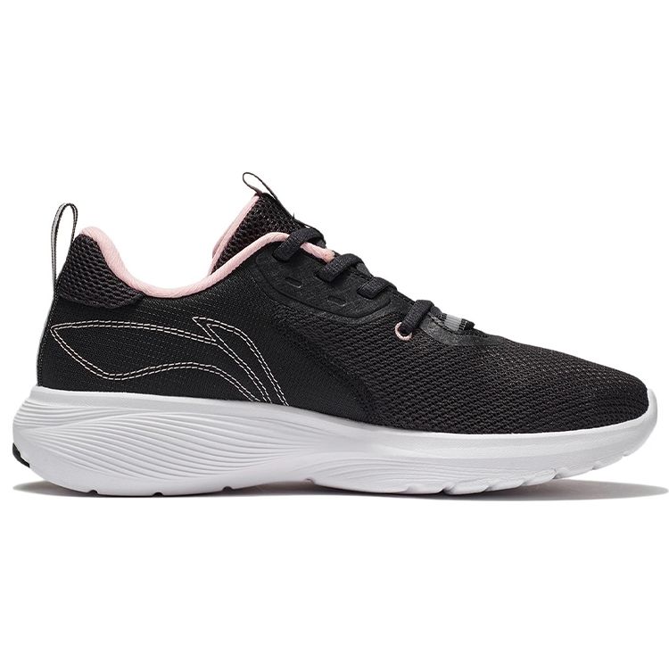 Li-Ning Breathable Low-Top Running Shoes Women Sneakers Black ARSS028-2