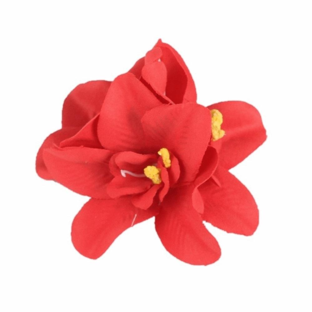 

Bohemia Hawaiian Flower Hair Clip Colorful Realistic Hair Pins 3 Orchids Hair Accessories for Beach Vacation Party