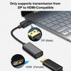 HD 4K Display Port To HDMI-compatible Adapter Cable Converter Male DP To Female HDTV Video Audio For TV PC Projector Accessories