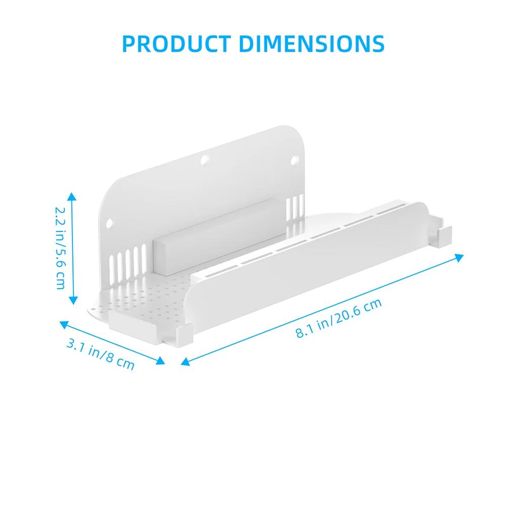 Wall Mount Host Stand for NS2 for Switch 2 Console Metal Wall Stand Bracket with Controller Hook for Switch OLED Game Console