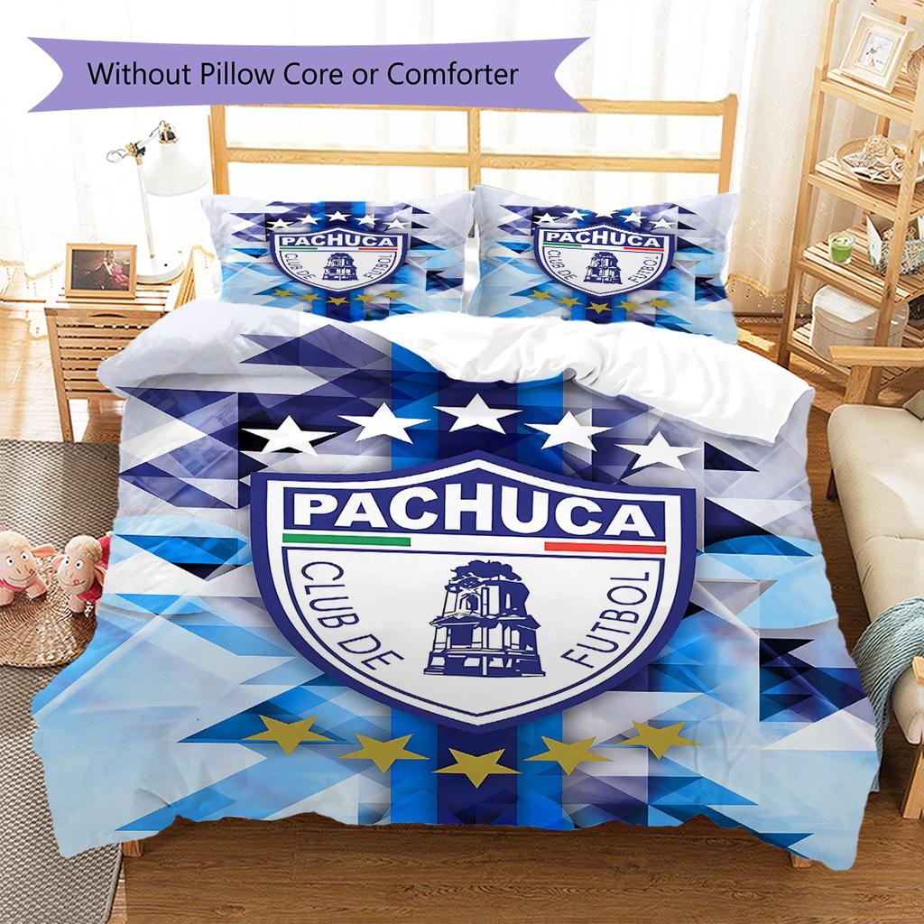 C.F. Pachuca Pattern Bedding,Quilt Set Quilt Cover Pillowcase Home Birthday Gift (1 * duvet cover + 2 * pillowcase, without core)