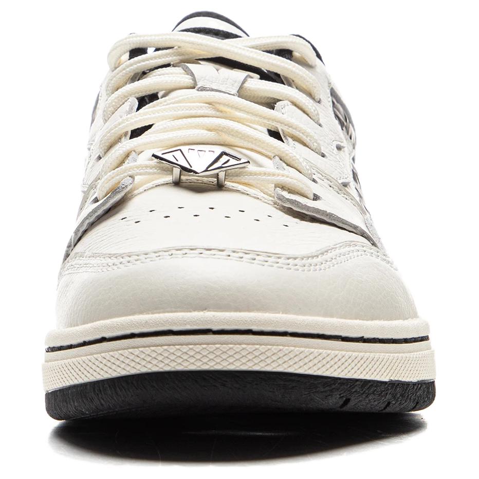 New BILLIONAIRE BOYS CLUB x LiNing Abrasion Resistant Low Top Skateboard Shoes Unisex Black White AEPU079-1