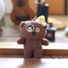 1Pcs Cartoon Little Bear With Hat Doll Key Chain Pendant Plush Toy Doll Keychain Backpack Pendant Accessories Gift For Children