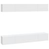 VidaXL Meubles TV muraux 4 pcs Blanc 100x30x30 cm 3114190