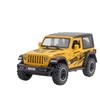 1/32 Scale Jeep Wrangler Rubicon Alloy Model Car Metal Diecast Collection Vehicle Simulation Sound & Light Toy for Kids Christmas Gift
