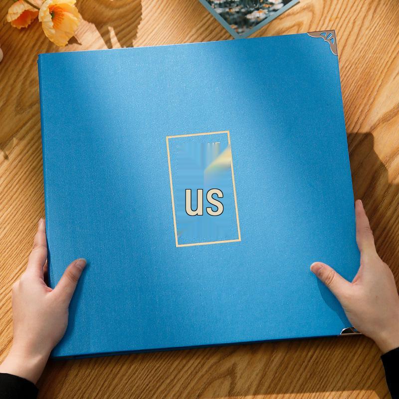 Álbum de Fotos Autoadhesivo Hecho a Mano de Gran Capacidad para Recuerdos Familiares y de Bebé