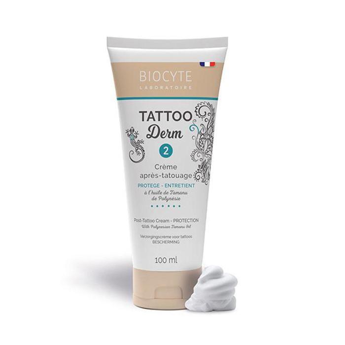 Biocyte Cosmétique Tattoo Derm 2 Crème après-tatouage Protection et entretien