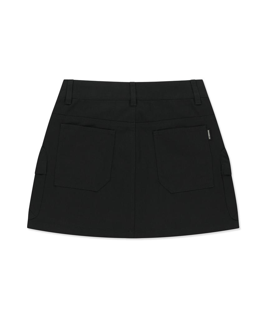 BROWNBREATH W Tag Cargo Mini Skirt - Black