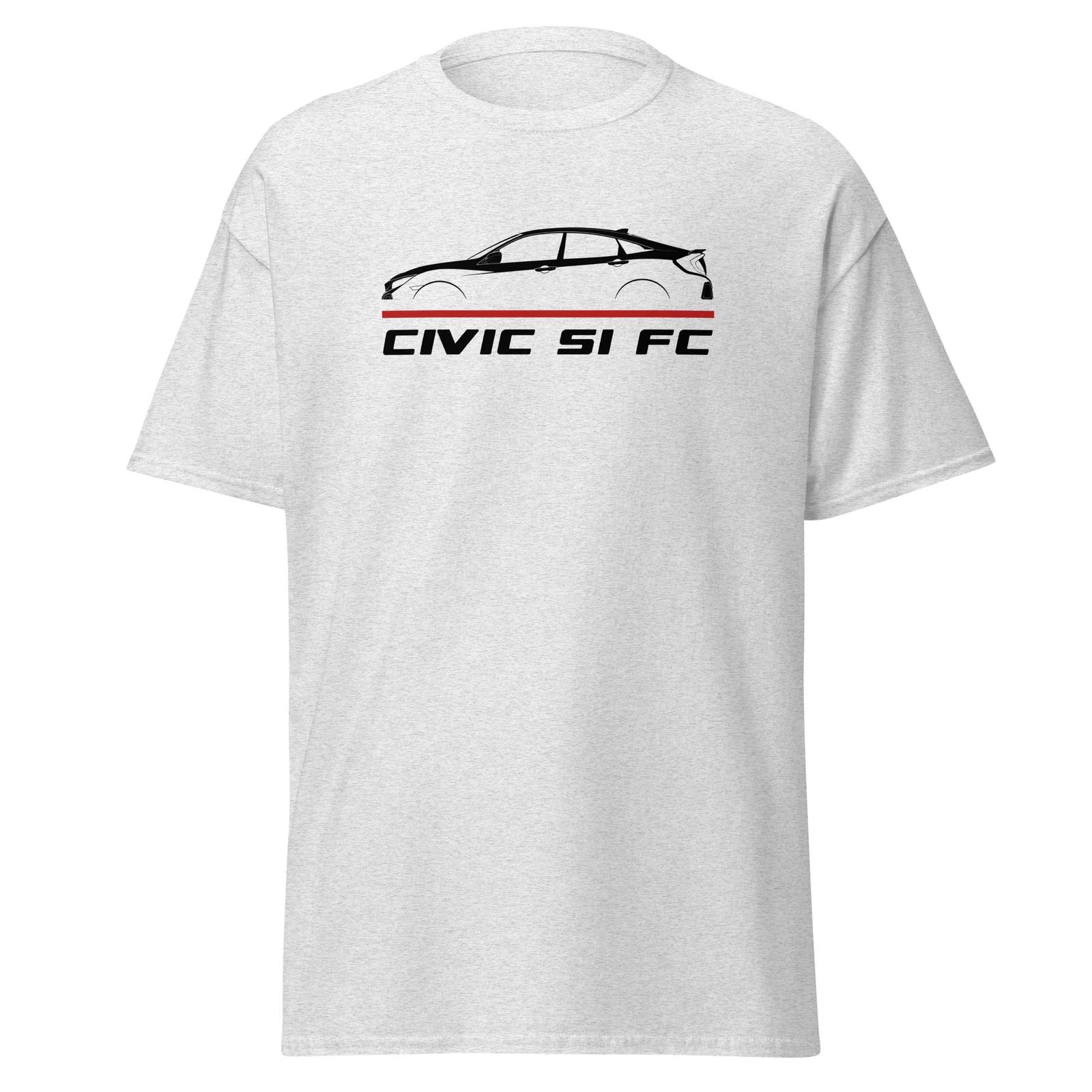 Premium T-Shirt For Honda Civic Si FC 2015-2020 Car Fans Birthday Gift Tee Shirt 2XL