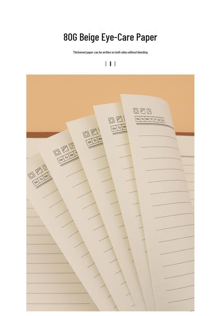 A5 Loose-Leaf Notebook with Logo - Business, Office & Student Planner with Detachable Coil, Ideal Corporate Gift