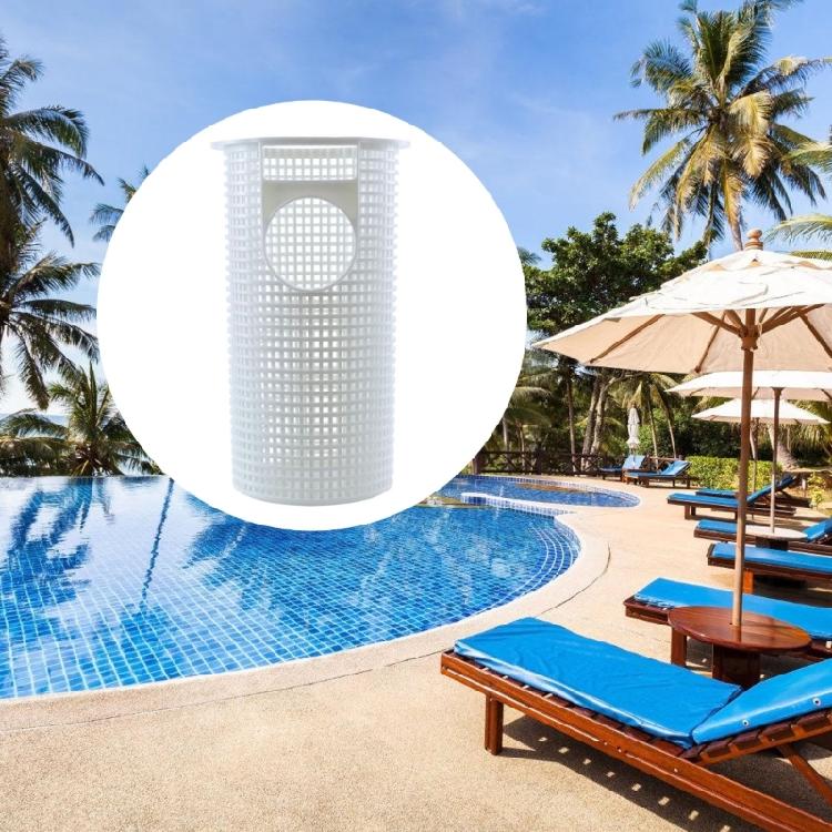Premium Weatherproof Swimming Pool Pump Basket Replacement 14x24.50cm ABS Construction Great For Enhances Durability