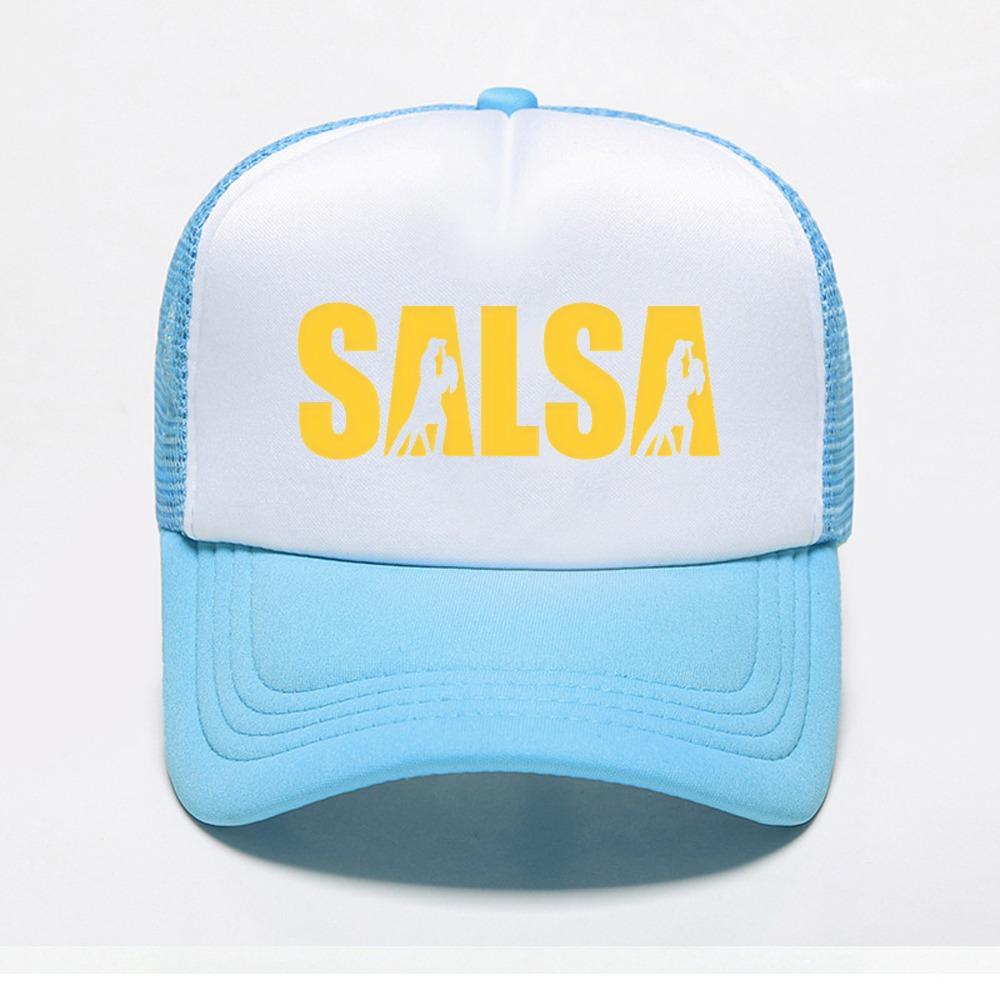 Funny Dancing Salsa Music Graphic hat Unisex Summer cool mesh breathable baseball cap Hip Hop Outdoor Sun Protection Trend Hats