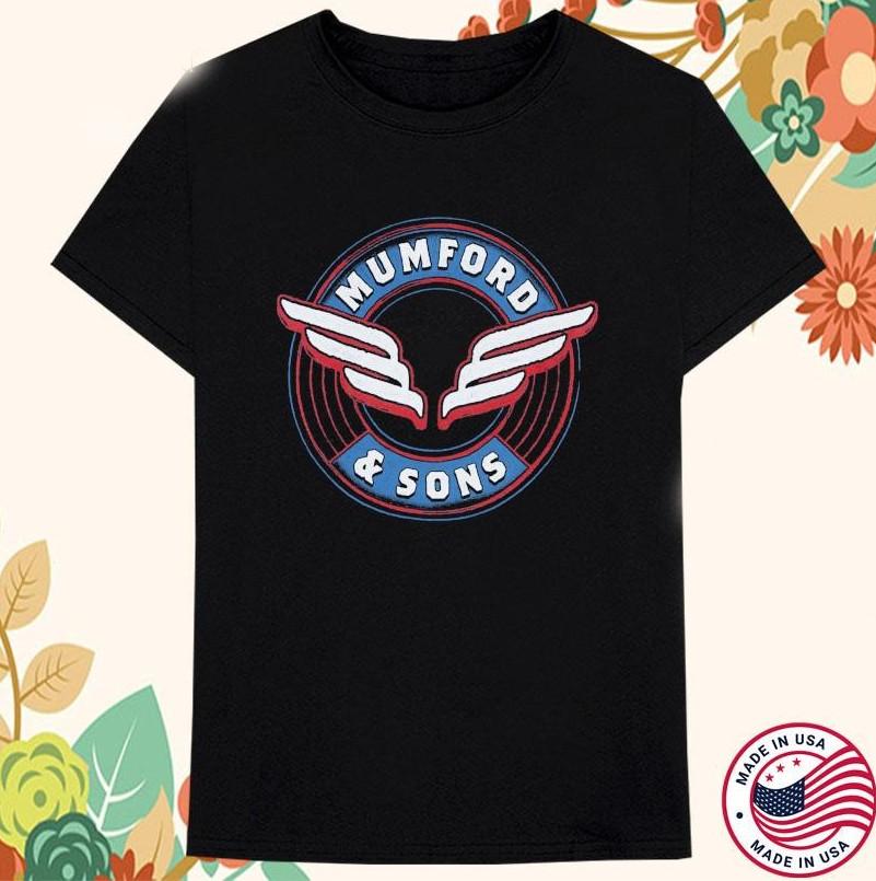 

Mumford amp; Sons Wing Emblem Tshirt size S5XL Unisex T-Shirt L