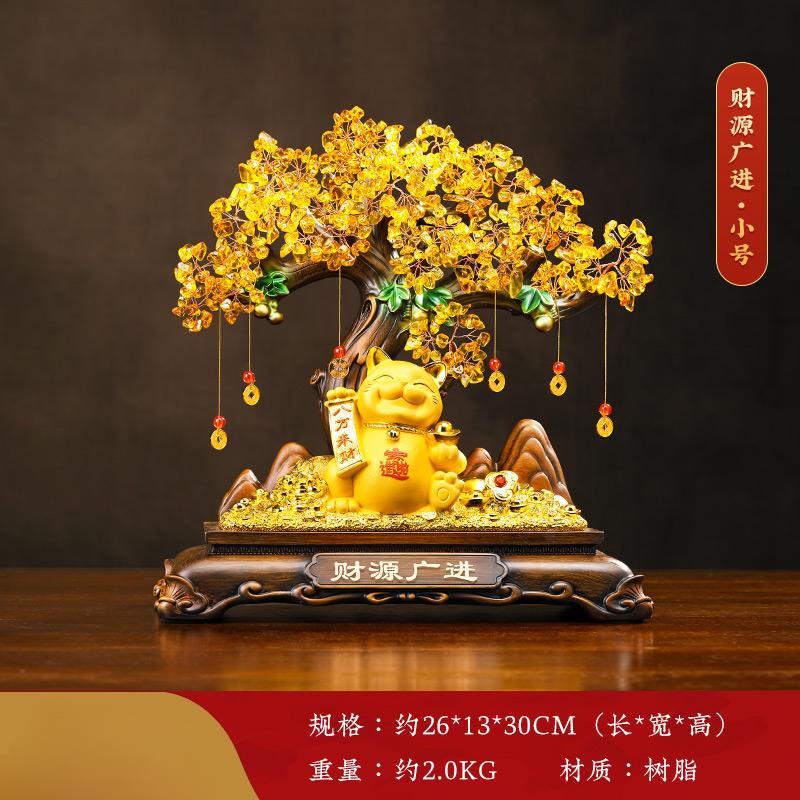 1PCS resin lucky cat ornaments living room wine cabinet cash register desktop decoration housewarming and opening gift