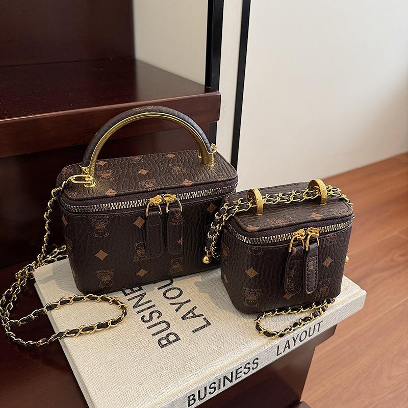 Nouă modă retro portabilă geantă pătrată mică geantă de umăr casual versatilă geantă messenger geantă cutie mică de prințesă