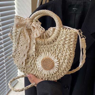 Popular Hand Woven Bags for Women New Style Ins Versatile Crossbody Bags for Women Ins One Shoulder Handbags for Women