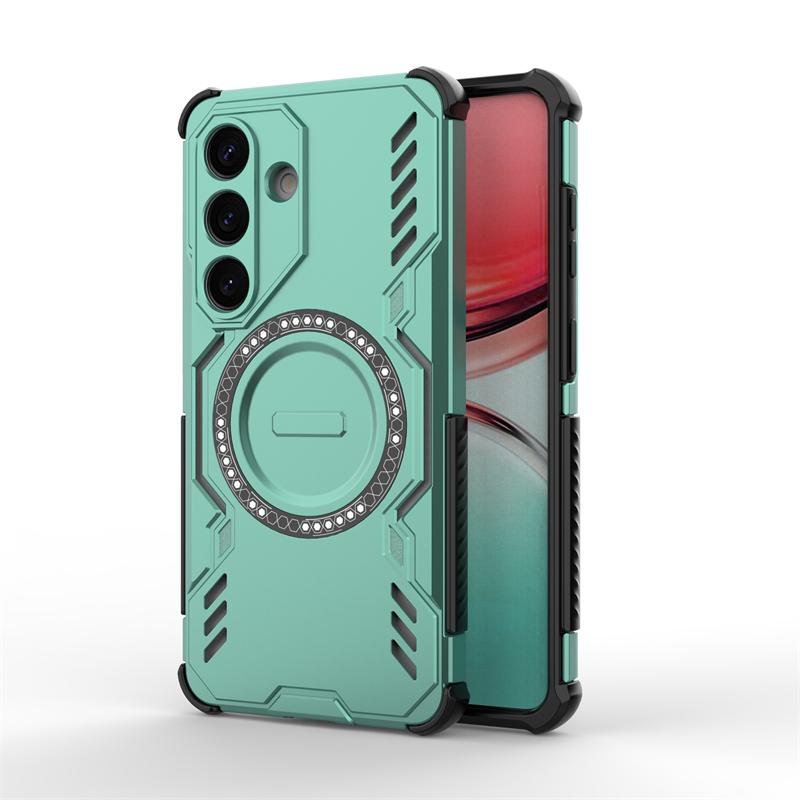 For Samsung Galaxy S26 Case Samsung S26 Pro S26Plus Armor Magnetic Adsorption Wireless Charge Cover For Samsung S26 Ultra Case