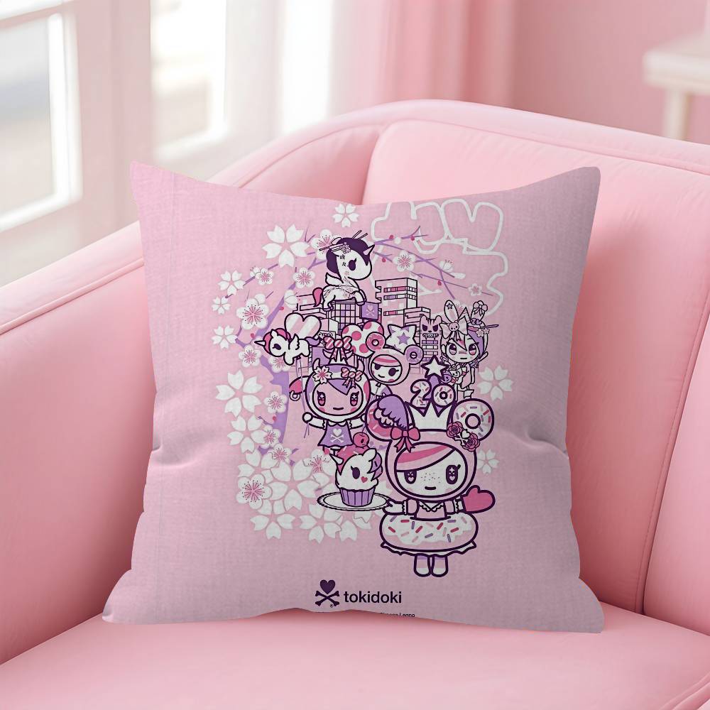 Japan Tokidoki Cartoon   Stitch Lucky Dragon Pillow Cover Sofa Cushion Cover Home Room Decoration Children Gift