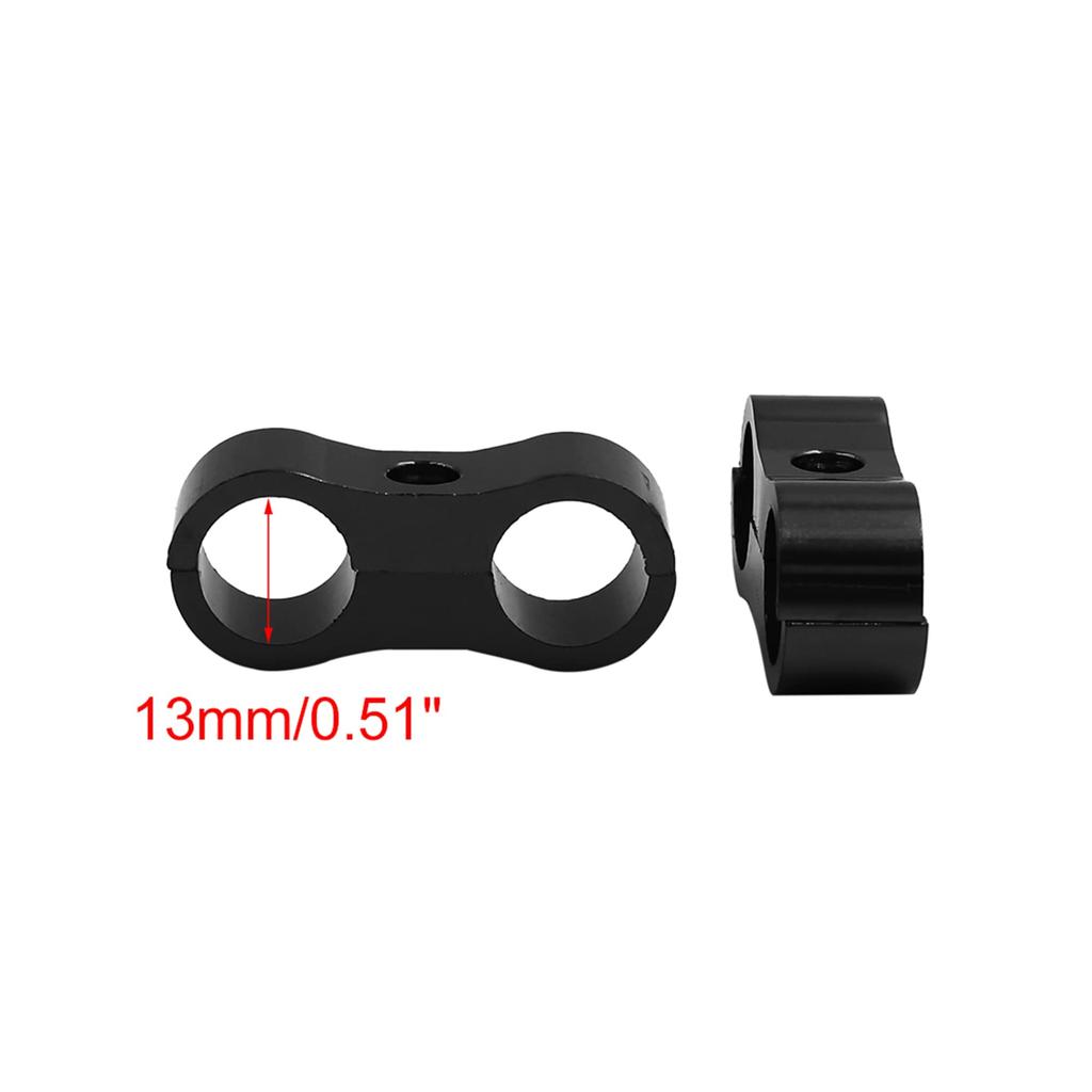 uxcell Tubing Separator Hose Separator Braided Hose Separator Clamp Fitting