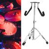 Cymbal Stand, Height Adjustable, Lightweight Aluminum Alloy, 3-Leg Stable Design, for Drum Parts, Black, Compatible with Model Names