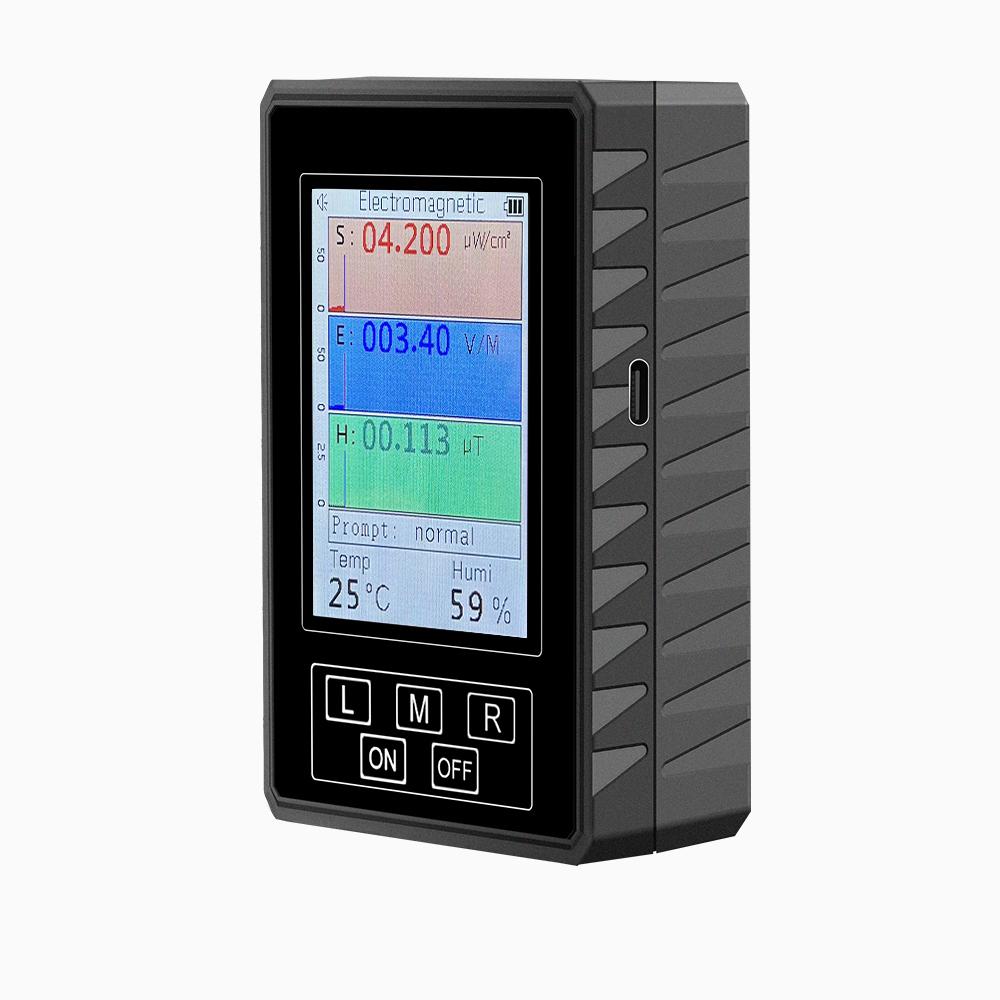 BR-9A-XR-2-PRO Handheld Electromagnetic Field Radiation Detector Tester Portable Radiation Dosimeter Monitor Tester EMF Meter