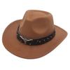 Bullhead Top Hat, Hiking Tibetan Felt Hat, Upturned Edge Curved Brim, Men'S And Women'S Sunshade And Windproof Hat