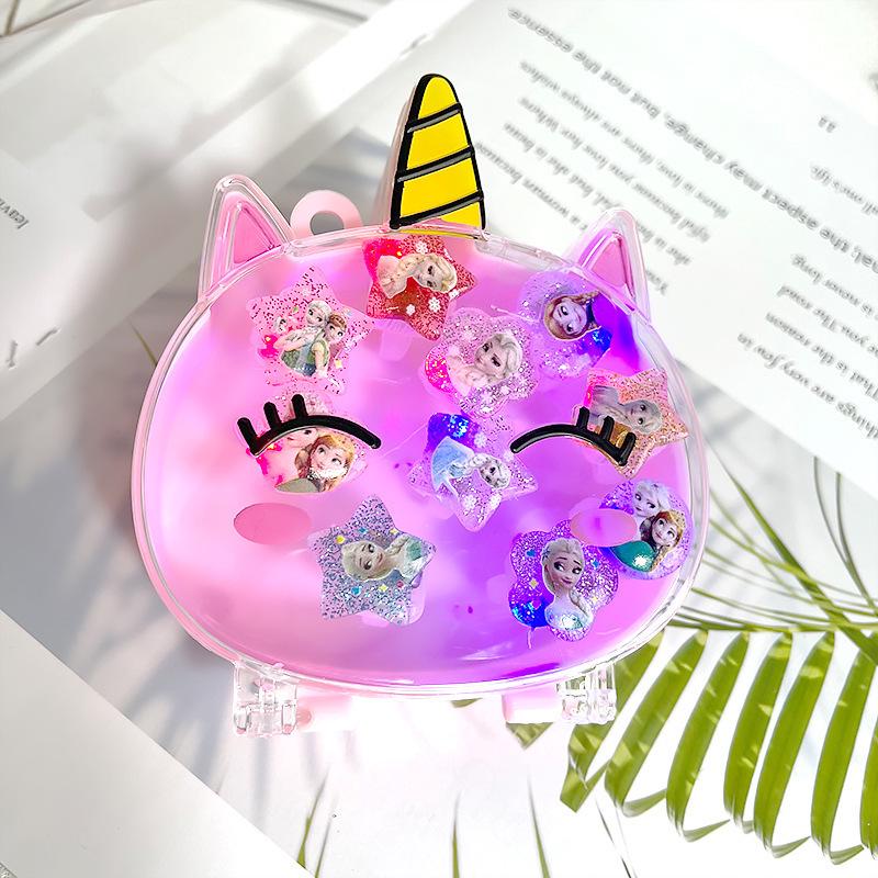 Kids' Faux Diamond Crystal Cartoon Gem Ring Set - Kindergarten Gift
