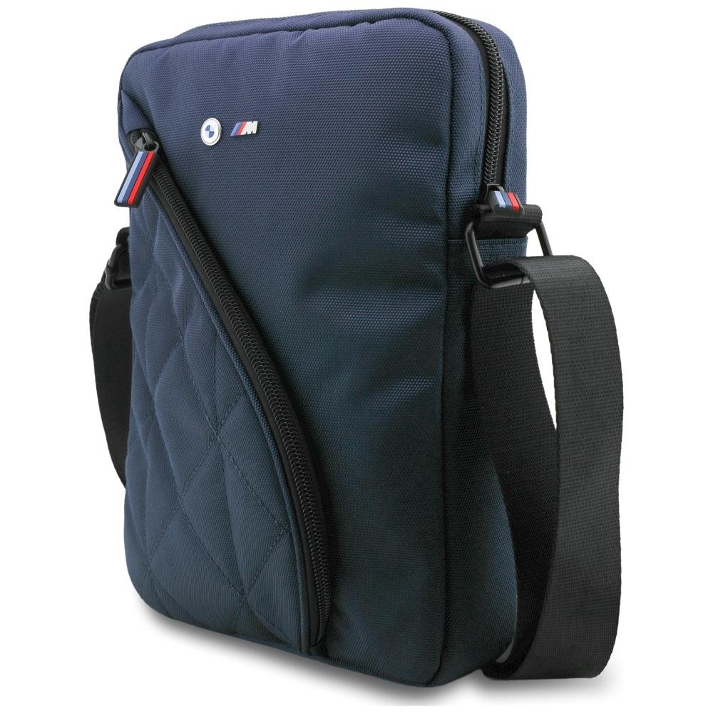 BMW Nylon Pockets&Metal Logo 10" Bag Navy Blue