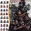 Halloween Countdown Calendar Cute 2D Gnome Acrylic Advent Halloween Calendar Toy Figures Holiday Planner Decor 24 Days For Girl