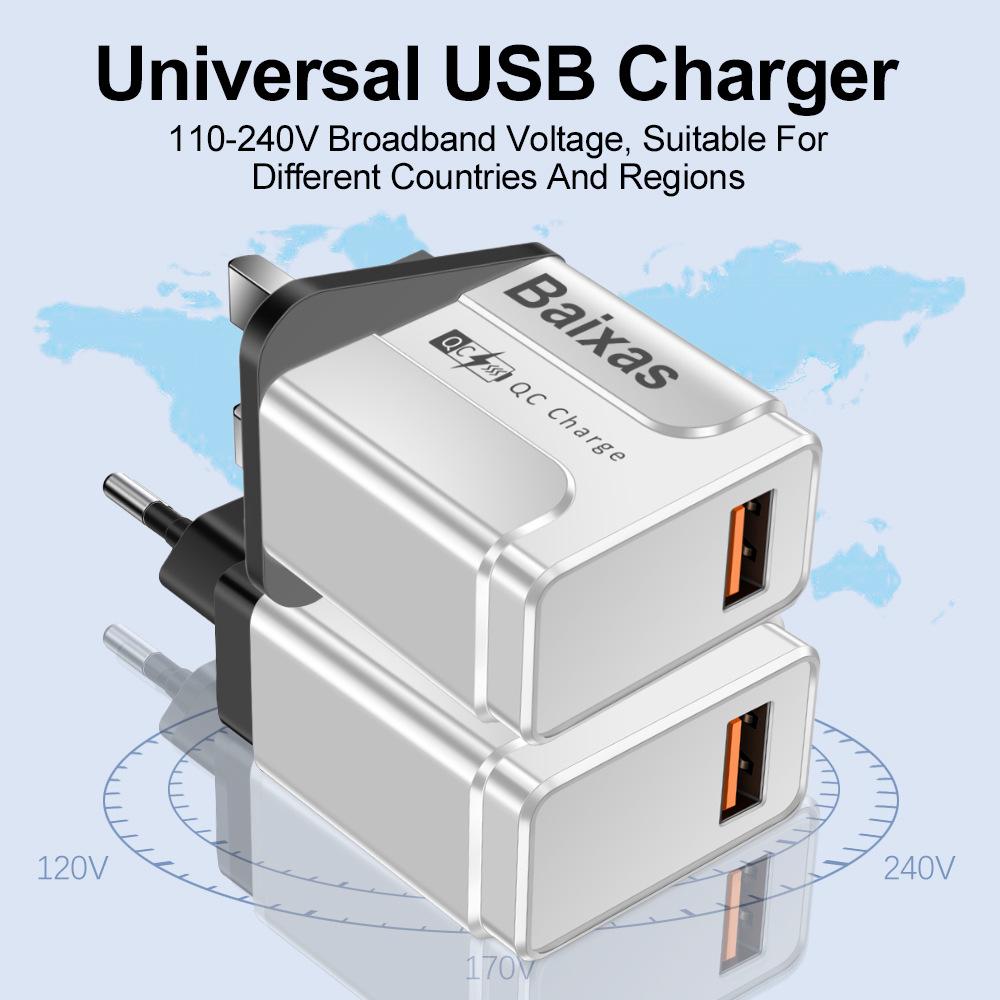 68W Super Fast Charger for Huawei with AU/US/UK/EU Plugs