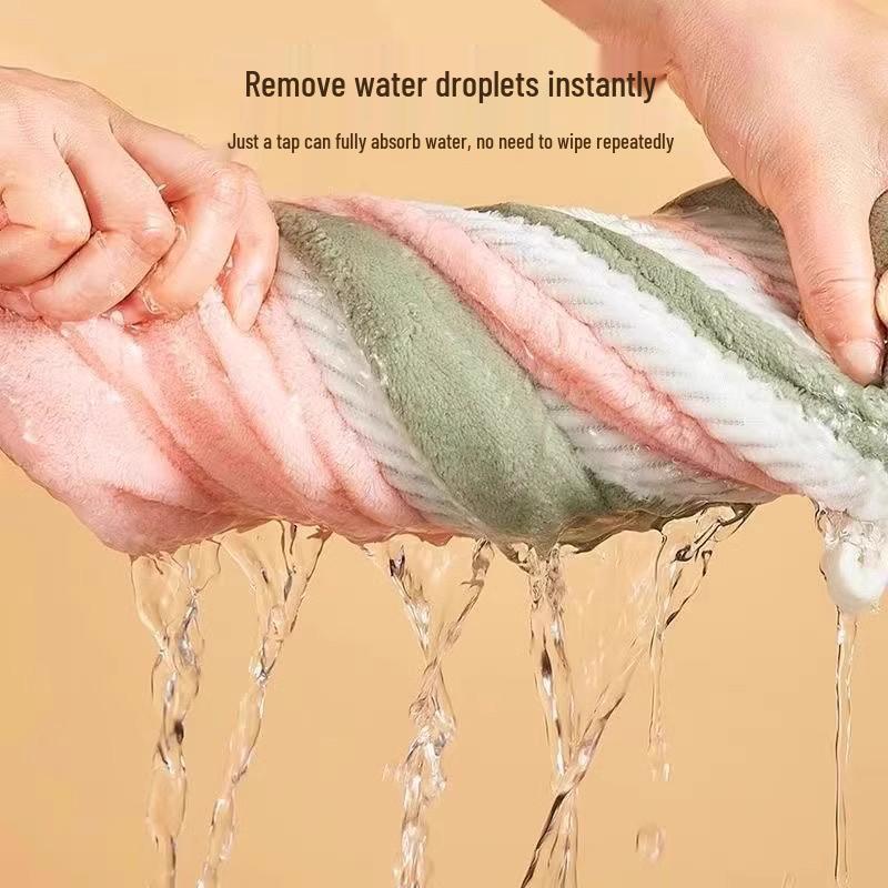 Women's Double-Layer Quick-Dry Hair Towel: Absorbent, Thick, and Stylish Bath Cap