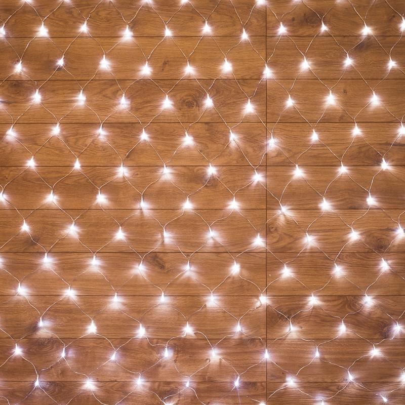 

Гирлянда Неоновая-ночь "Сетка" 1 5х1 5м Прозрачный ПВХ 150 Led Белый 215-125