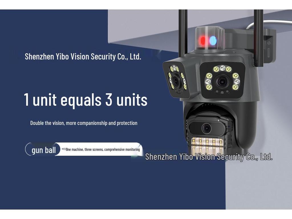ICSEE Dual WiFi HD Surveillance Camera with Night Vision
