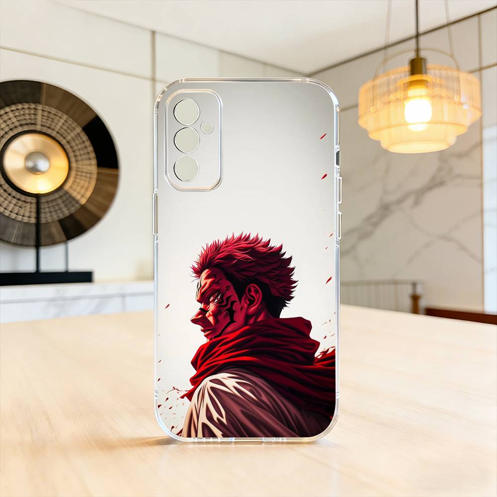 J-Jujutsu K-Kaisen Itadori Y-Yuji Phone Case For SamsungA10,12,20,21S,30,31,40,50,51,52,70,71 Transparent Cover